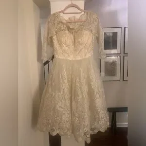 batwing lace dress Pearly Lace dress #1413